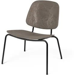 Mater Compound Lounge Chair, coffee waste dark