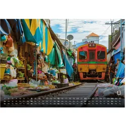 Umbreit, Kalender, Eisenbahn - faszinierende Bahnwelt 2027 (A2)