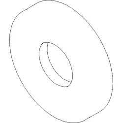 Dornbracht Rosette platin 092722003-08 D 22 x 9 mm Platin