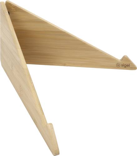 Sigel SA207 Laptophalterung Eyestyle (B x H x T) 30 x 14.50 x 1.80cm Bambus Beige