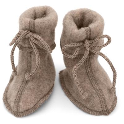 Engel - Baby-Schühchen mit Bändel - Hüttenschuhe 62/68 | EU 62-68 braun