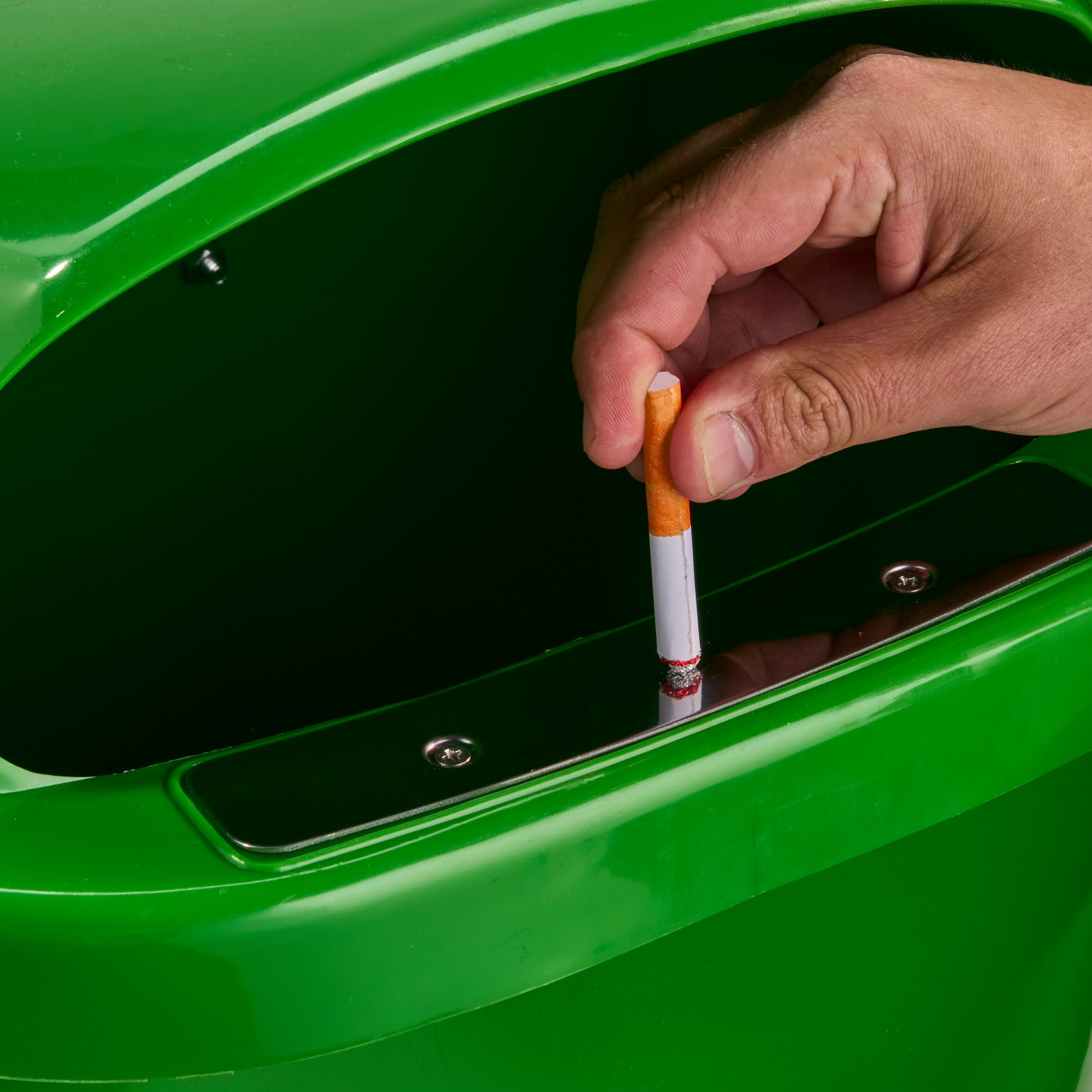 SPRINTIS Poubelle 50 L, pour l’extérieur vert clair, PE