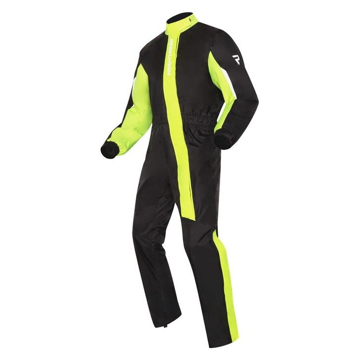 Rebelhorn Schwarzer/Fluorogelber Reise-Regenanzug (Damen, Herren, L) (76289984)