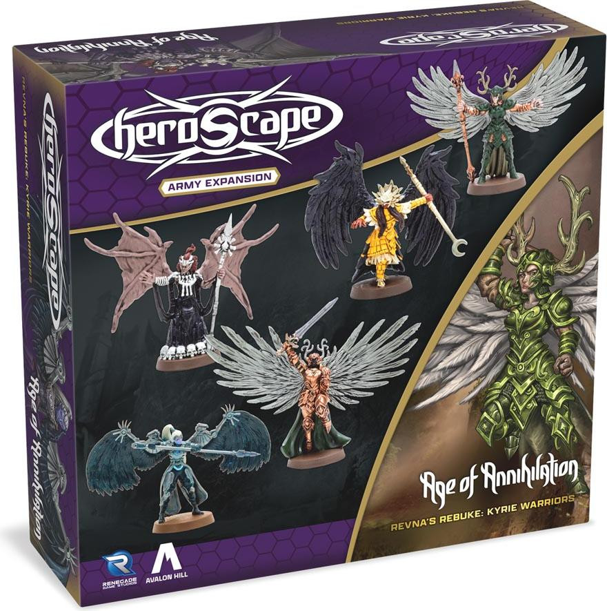 Asmodee Heroscape Revna's Rebuke Kyrie Warriors uitbreiding voor het bordspel