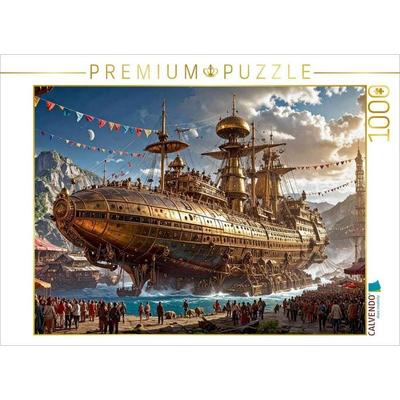 CALVENDO Puzzle Das Kreuzfahrtsraumschiff Brass Sunrise am Tag der offenen Tür | 1000 Teile Lege-Größe 64x48cm Foto-Puzzle für glückliche Stunden