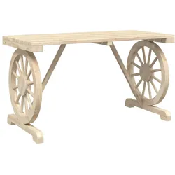 vidaXL Gartentisch 115x55x65 cm Massivholz Tanne