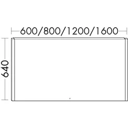 Burgbad Leuchtspiegel Bel Thermo 640x600x40 bel Thermo, SIEE060PN089 SIEE060PN089