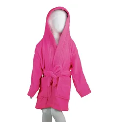 The One Towelling Kinder Baby Bademantel Baby-Badetuch Baby Bathrobe magenta 98/110