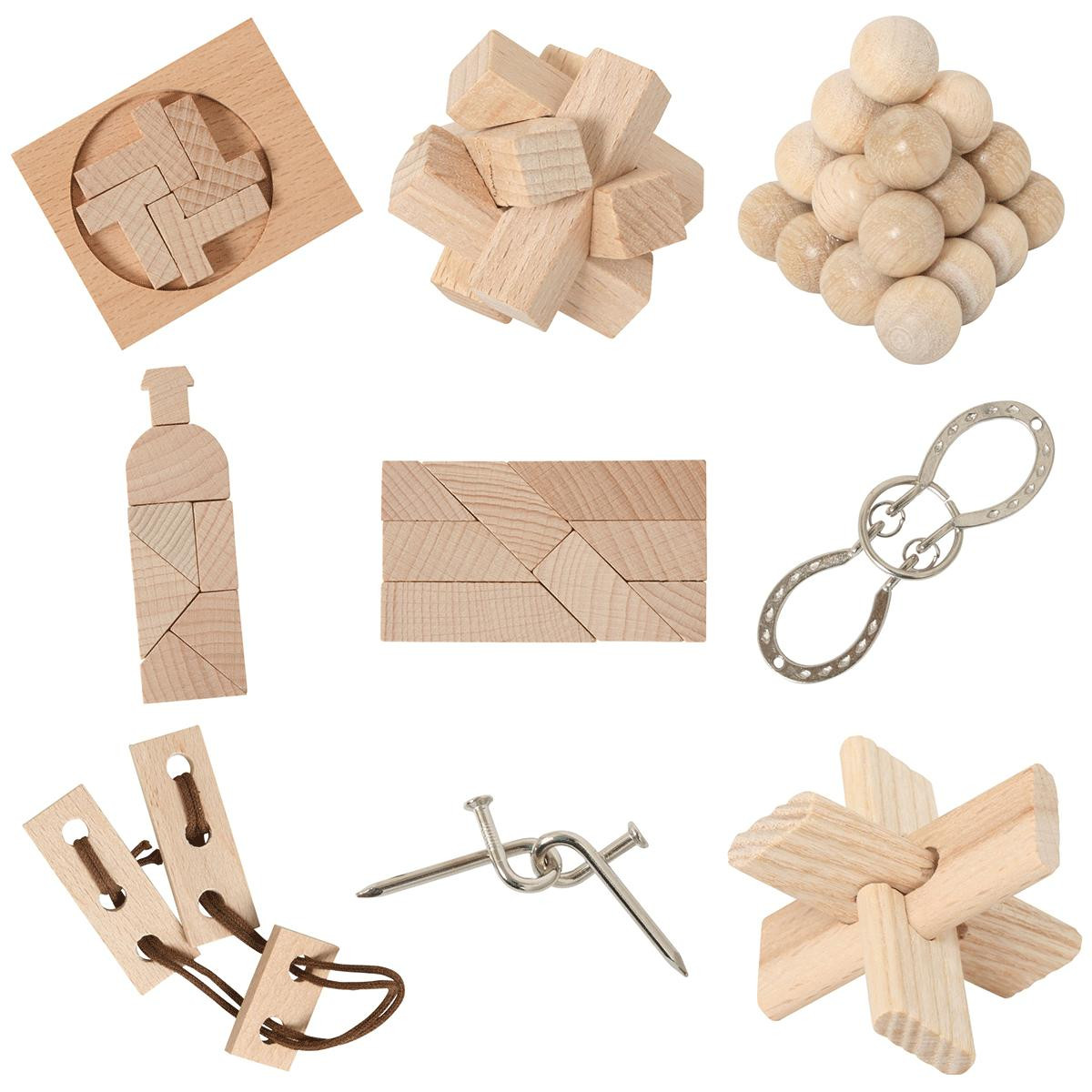 Bartl Mini-puzzels, set van 9 stuks
