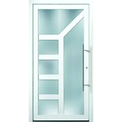 Groke Haustür Modell 12810 (falls Premium: nur einseitig flügelüberdeckend lieferbar)