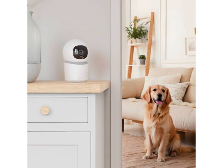 Hama Smart Indoor-Kamera, 2-Wege-Audio Sensor WLAN beweglich, weiß / opal, Kunststoff