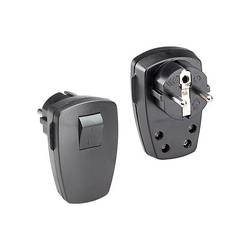 Bachmann 911171 Schutzkontakt-Winkelstecker Kunststoff 250 V Schwarz