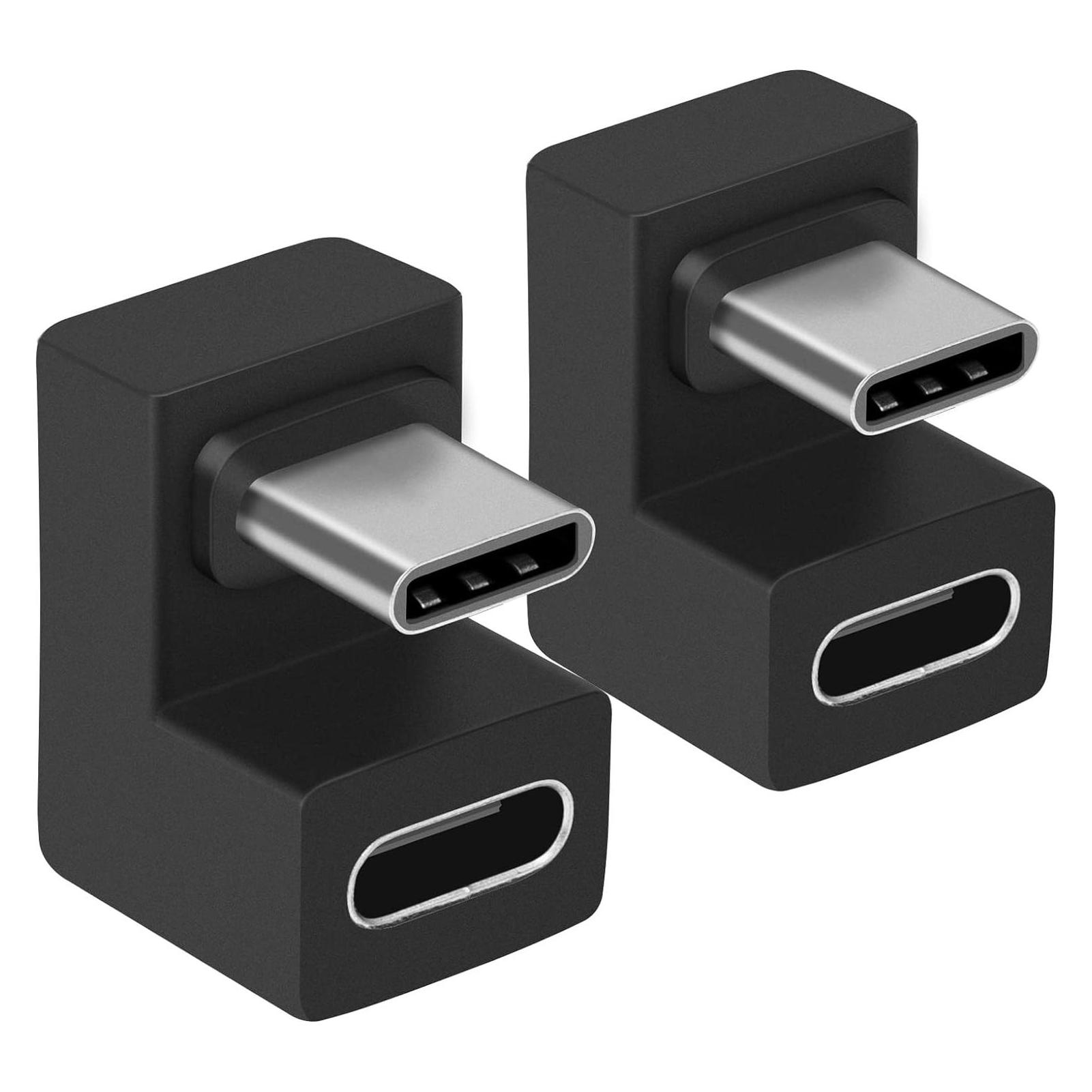 equip Adapter USB-C -> USB-C 10Gbps, 100W PD, 2er-Pack sw (133476)