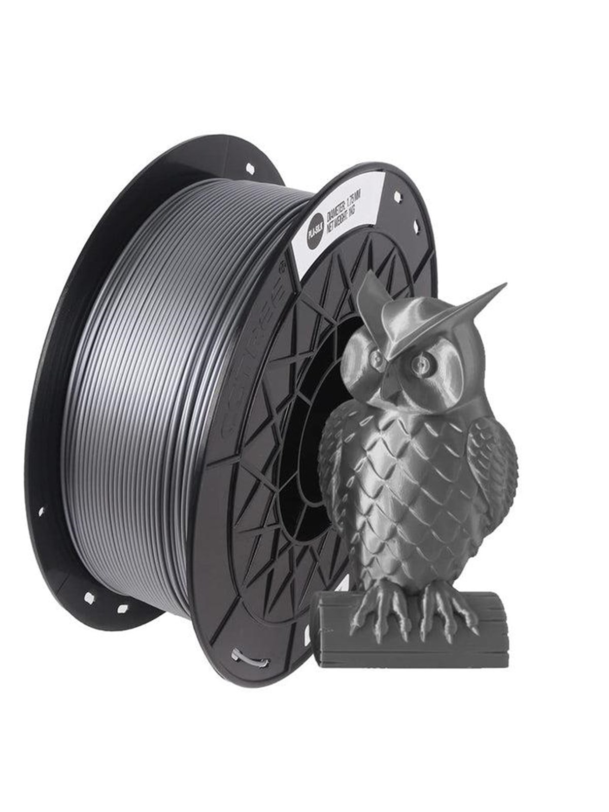 CCTree Silk PLA 1.75 mm 1 kg Silver, 1kg
