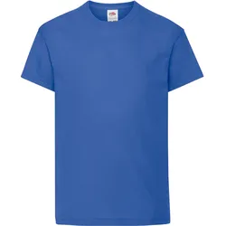 KIDS ICONIC 195 T | T-Shirt für Kinder – 100 % Baumwolle, Classic Fit, Unisex, Rundhals, Bequemes Basic Shirt für Alltag, Schule & Freizeit, royal, 152
