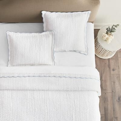 Jane Scalloped Sham - Sage King - Ballard Designs