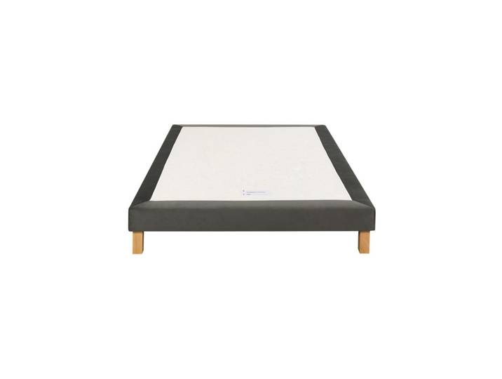 Sommier gris 140x190 cm SIMMONS DECO VELOUR