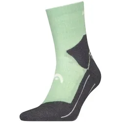Head, Unisex, Sportsocken, Hiking Warm Wandersocken (39 - 42), Grün, Grau