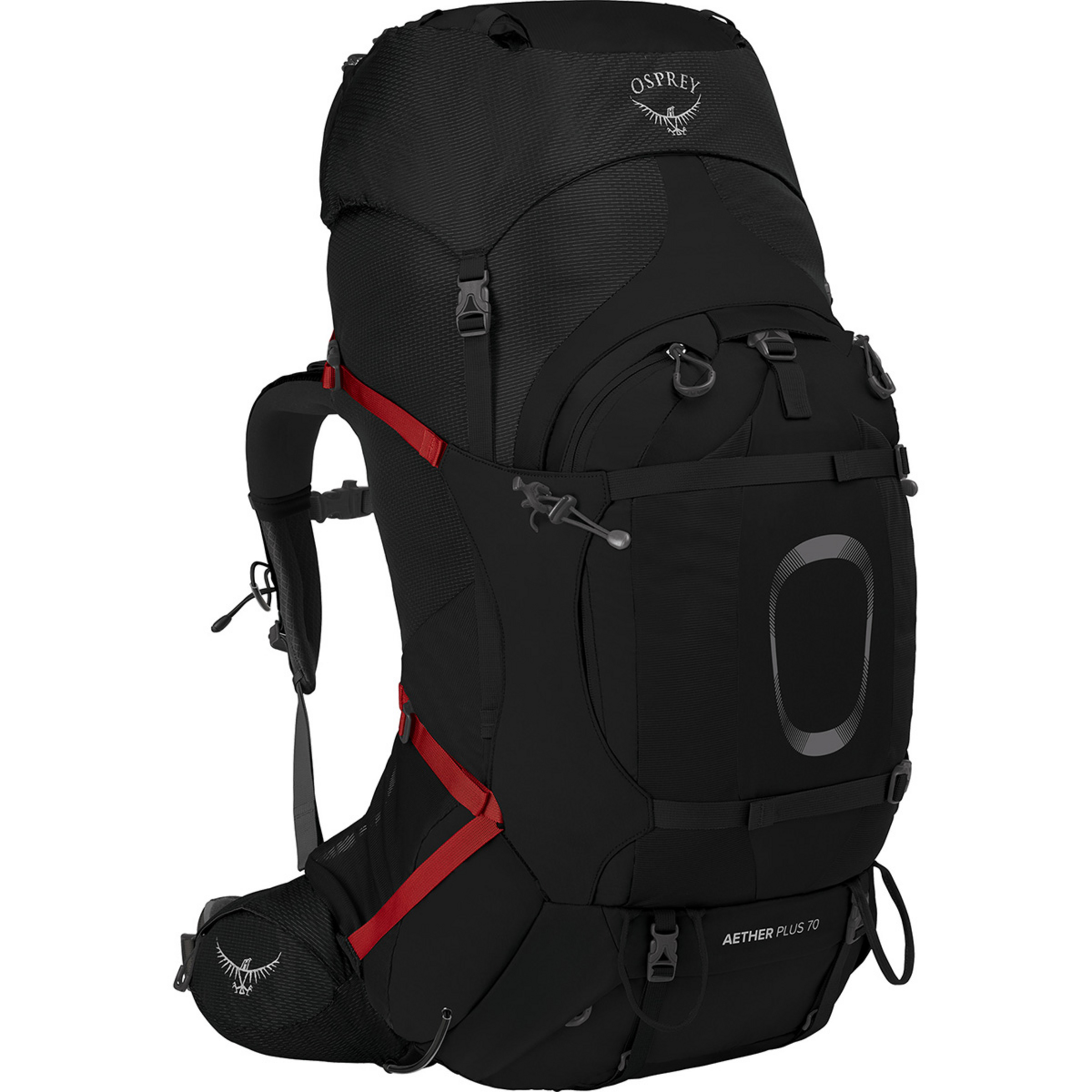 Osprey Aether Plus 70 Trekkingrucksäcke schwarz Größe 70L | L-XL Trekking Wasserabweisend