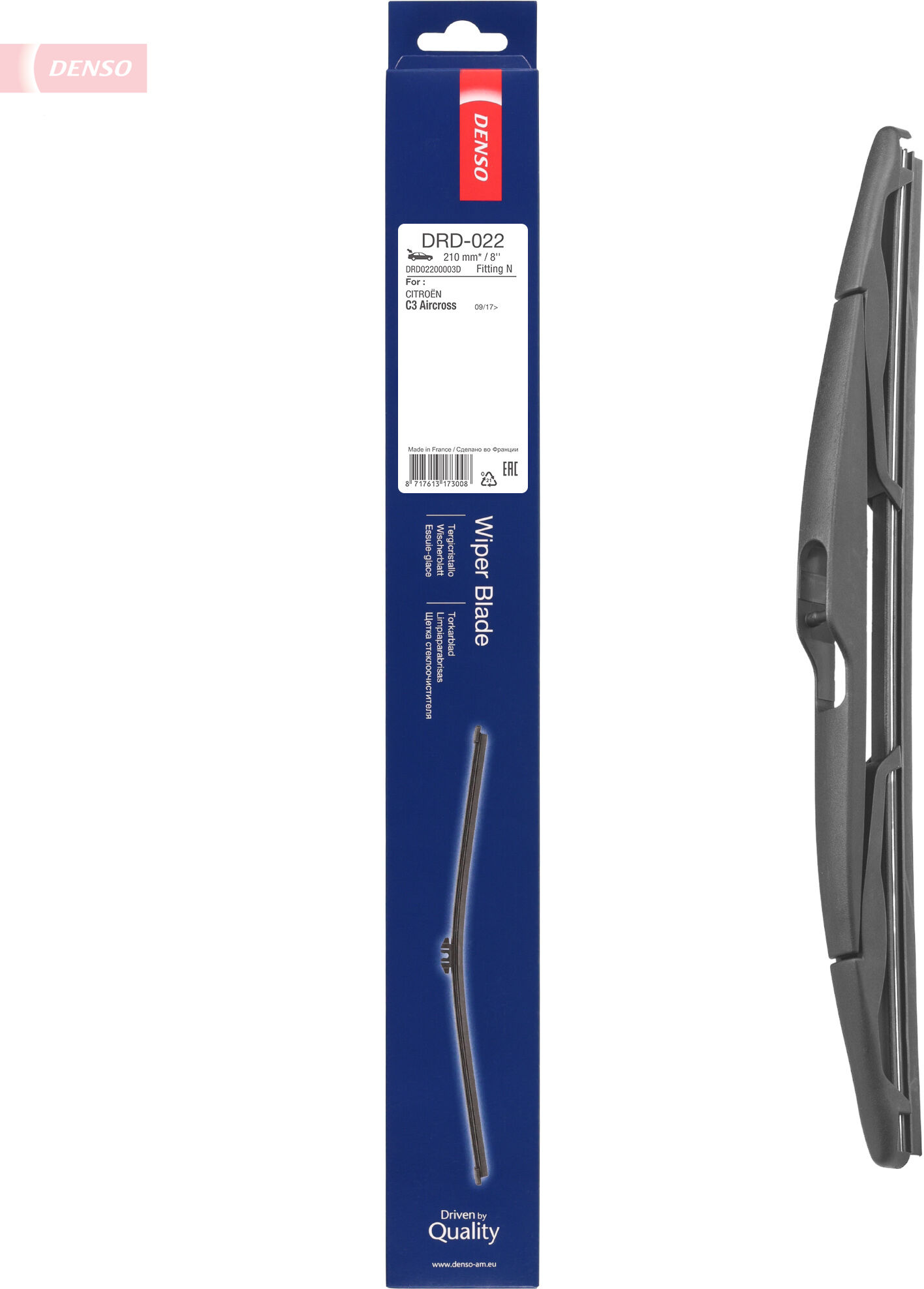 Denso Wischblatt Drd-022 Für Citroën