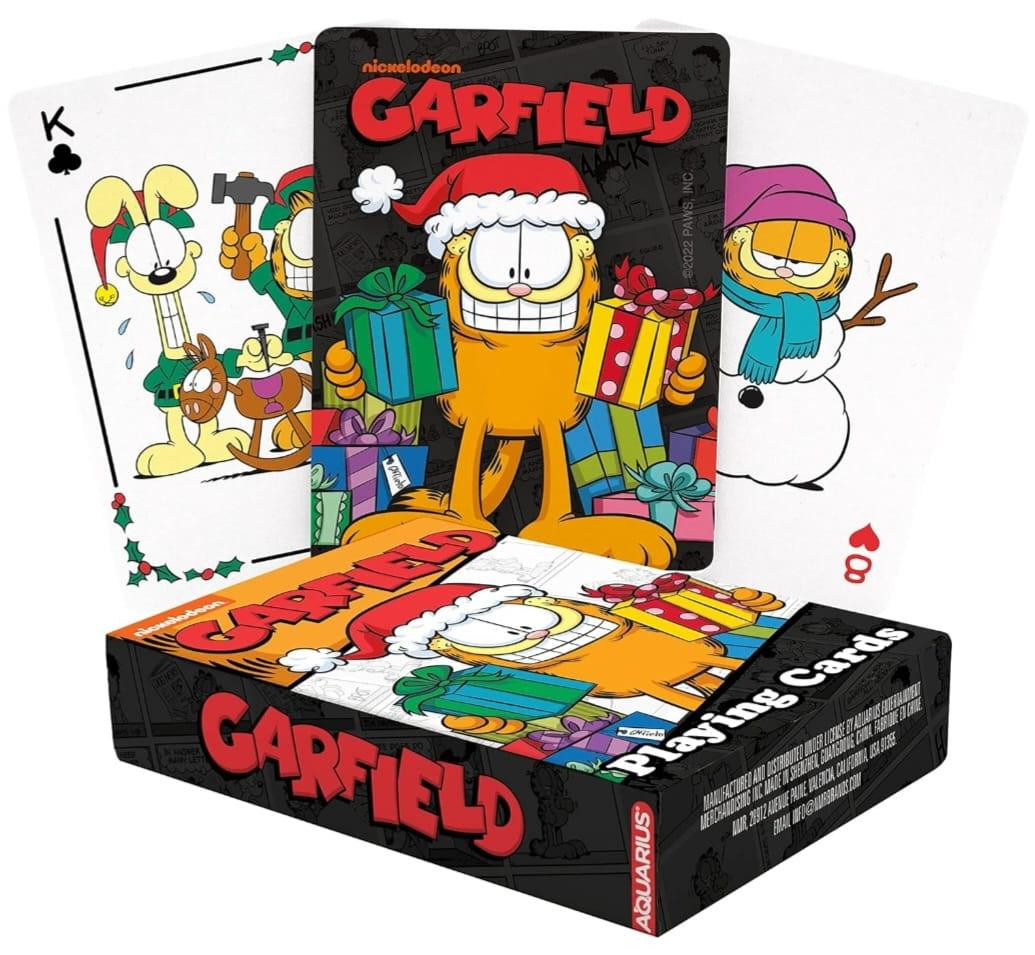 Aquarius Garfield Kerstspeelkaarten