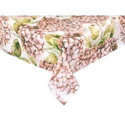 TISCHDECKE Landlust-Hortensie burgundy-rose 110/110 cm