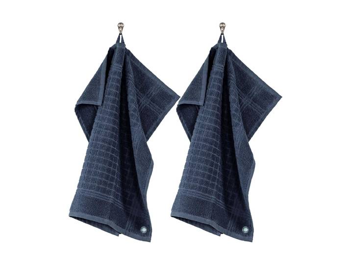 Geschirrtuch Tiseco Pharao 2er Set , blau, B:50cm L:50cm, Geschirrtücher, Geschirrtuch