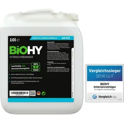 BiOHY Intensivreiniger Universal (10l Kanister) | Hochleistungs-INDUSTRIEREINIGER | Grundreiniger ideal für Hochdruckreiniger, schaumarm