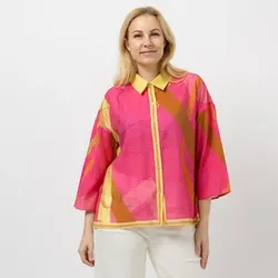 DAWID by Dawid Tomaszewski Bluse, 3/4-Arm bedruckt oversized
