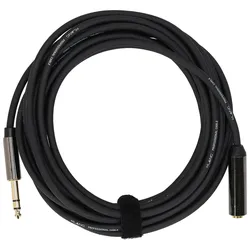 Klang Verlängerungskabel 6 mtr. Klinkenbuchse 6,3 mm auf Klinkenstecker 6,3 mm S... - Audiokabel