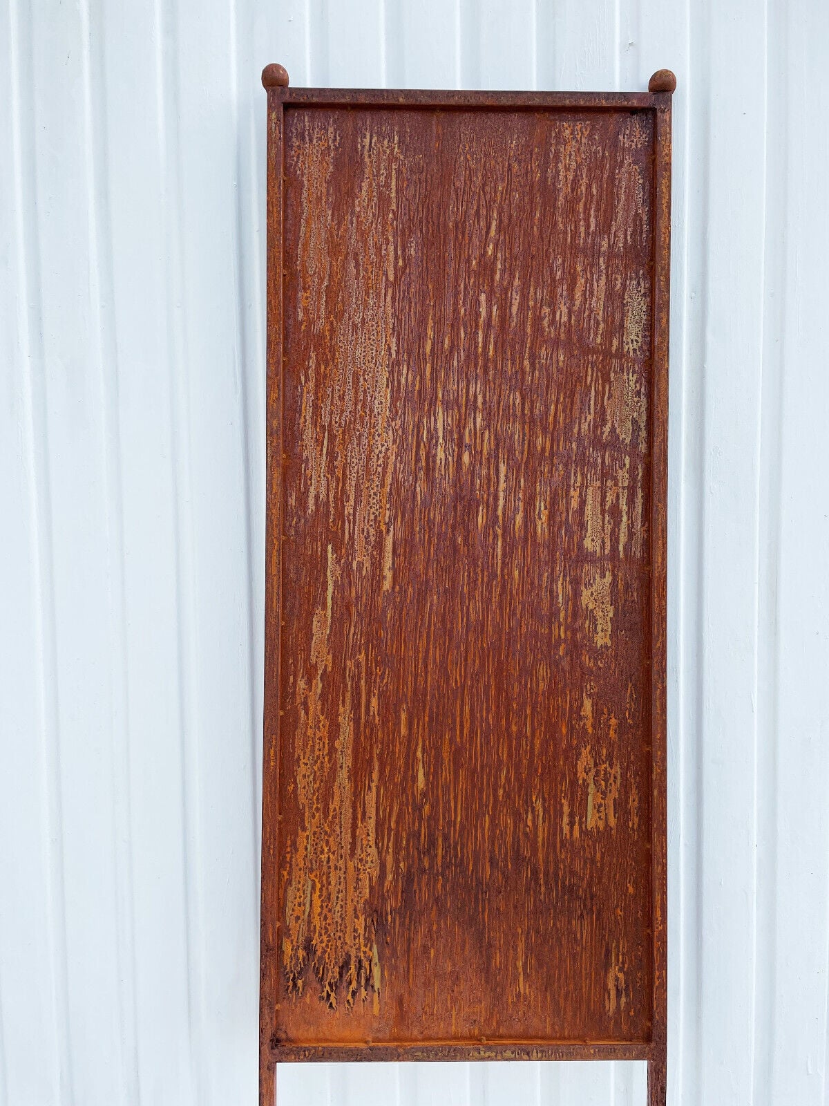 Steinfigurenwelt Gießen Edelroest privacy scherm zonder motief, B: 53 cm, H: 162 cm