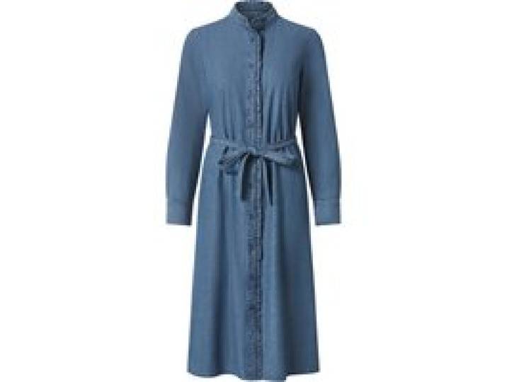 ESMARA® Robe en jean pour femme (Bleu, 38)