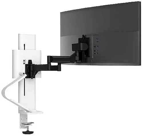 Ergotron TRACE Monitor-Tischhalterung 1 Display(s) 35,6cm (14 ) - 96,5cm (38 ) Weiß Neigbar, Rotierbar, Schwenkbar