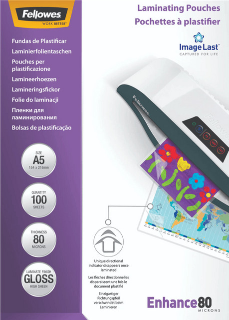 Fellowes Lamineerhoezen ImageLast 80 mic A5 (100 stuks)