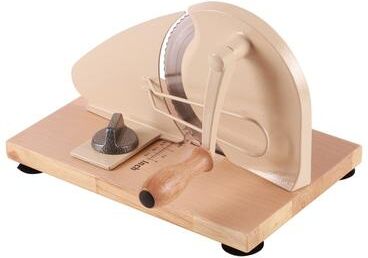 Kitchen Bread Slicer Upgraded White Manual Bread Slicer Hand Crank Home Sourdough Slicer
