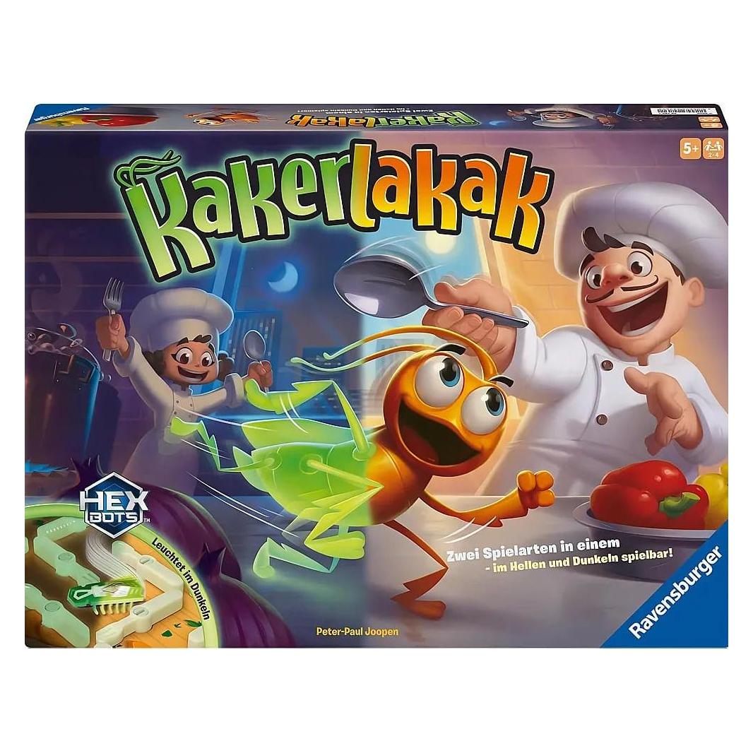 Ravensburger 24762 Kakerlakak Glow in the Dark - Aktionsspiel mit elektronischer Kakerlake für Gross (Deutsch, 2 - 4 Spieler) (RAV24762)