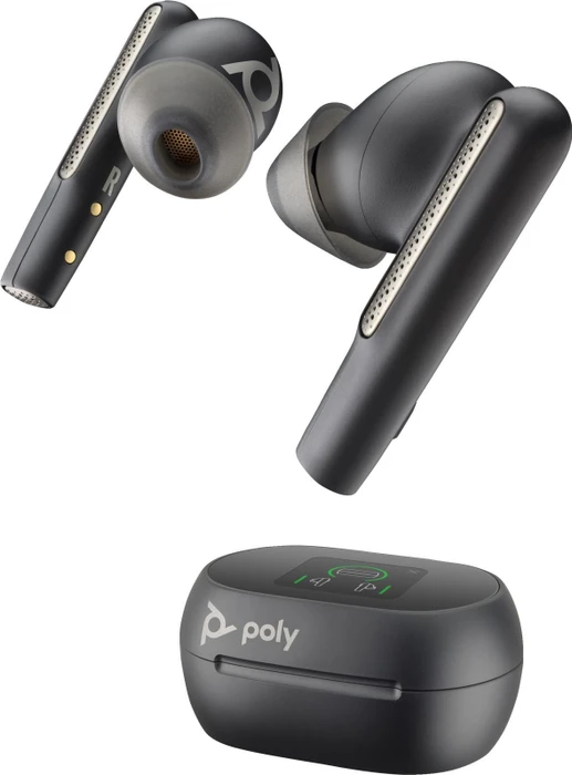 HP Poly Voyager Free 60+ Wlan UC-M Kopfh?rer Carbon Black USB-C