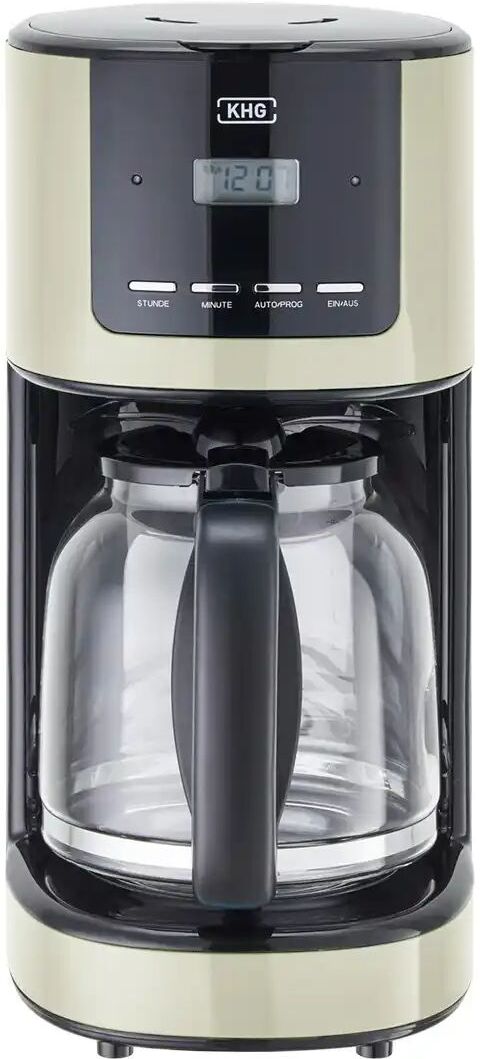 KHG Kaffeeautomat  KA-184 (C) ¦ creme ¦ Metall,Glas,Kunststoff ¦ Maße (cm): B:
