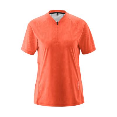 Radtrikot GONSO "Adventure Jersey Soft Touch W", Damen, Gr. 40, rot (hellrot), 100% Polyester, Rundhals, Trikots, Angenehmes, weiches Tragegefühl