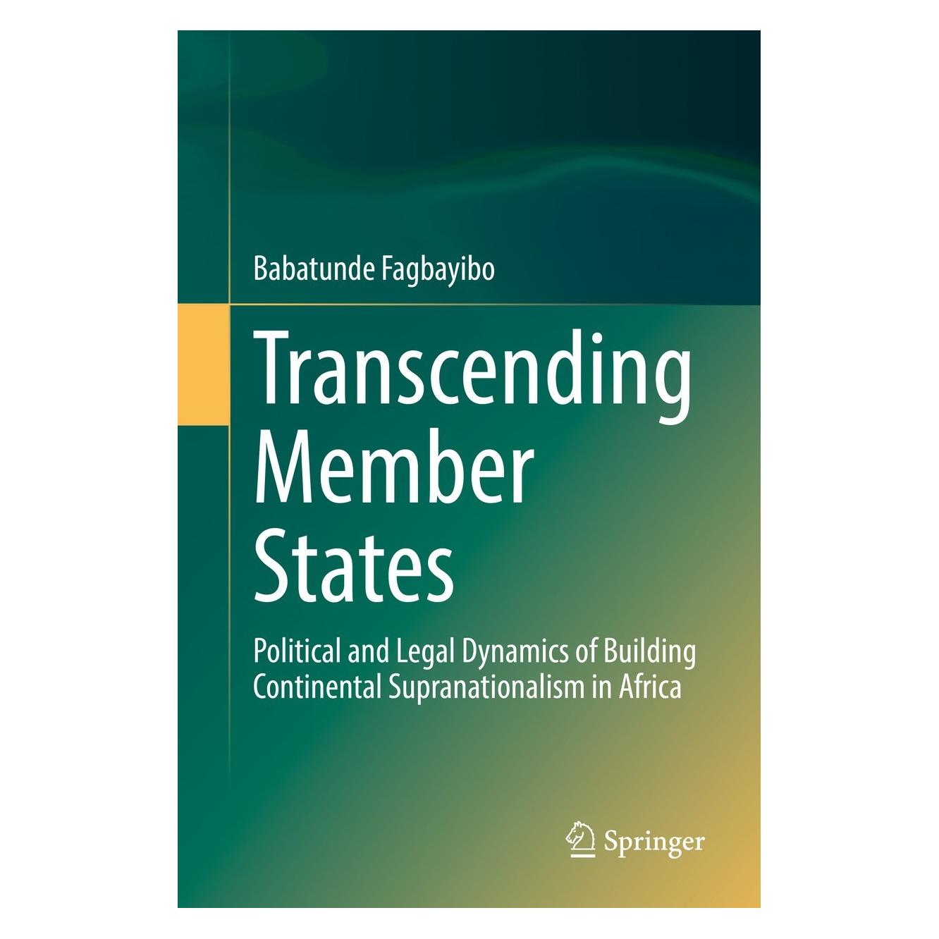 Springer Transcending Member States (Englisch, Hardcover, Babatunde Fagbayibo) (9783031124501)