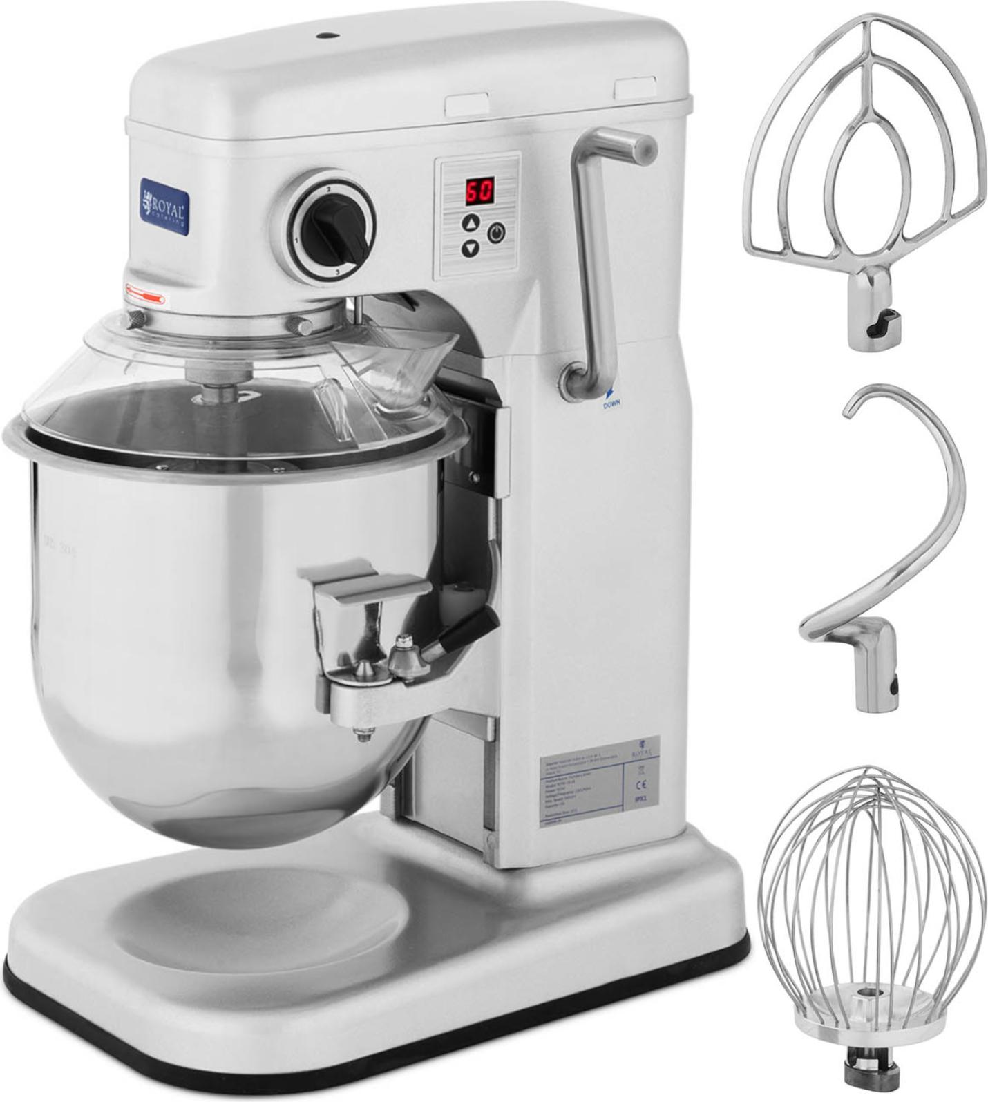 Planeten-Spiralmischer mit Tropfschale RCPM-10.1B 10 l 230 V 650 W