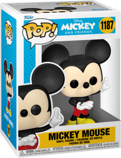 Funko Pop! Vinyl - Disney Classics - Mickey Mouse Figure, 3.75 in, Red, Officially Licensed by Disney and Funko
