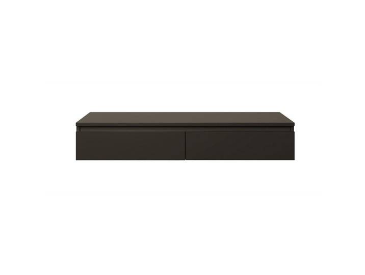 Selsey Hängeschreibtisch / Schminktisch Bemmi Schwarz 120 cm, Holzwerkstoff, Rechteckig, 120x19x50 cm, Büromöbel, Schreibtische, Bürotische