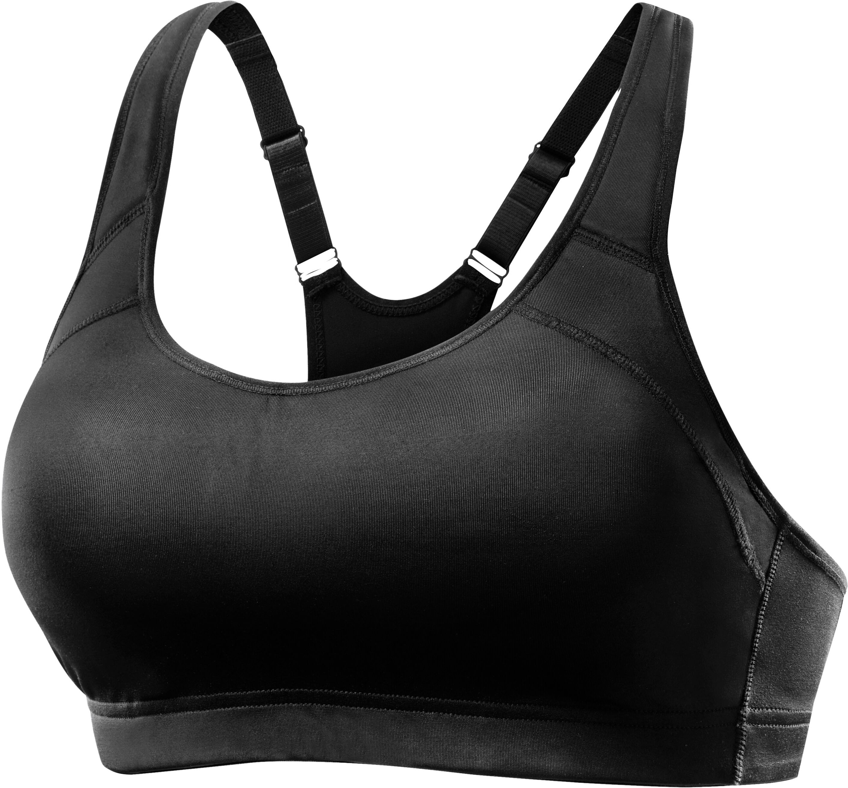 Sport-BH LASCANA ACTIVE, Damen, Gr. 85, Cup C, schwarz, Microtouch, Obermaterial: 76% Polyamid, 24% Elasthan, BHs Sport-BH, mit integrierten Schalen im Cup schwarz 85, Cup C