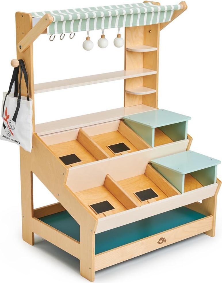 Tender Leaf Toys Houten Marktstand Speelgoed