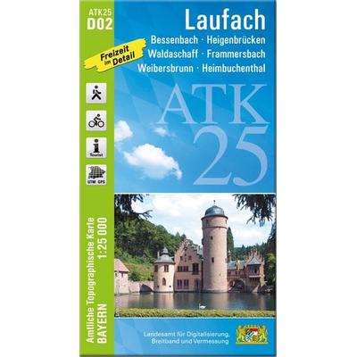 ATK25-D02 Laufach (Amtliche Topographische Karte 1:25000), Sonstige von , Landesamt für Digitalisierung, Breitband und Vermessung, Bayern,
