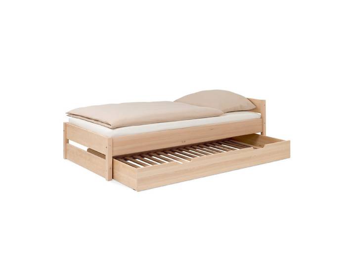 Ehrenkind Jugendbett Nova (Pro, mit Bettkasten), flexibel in klassischer oder bodentiefer Höhe aufbaubar
