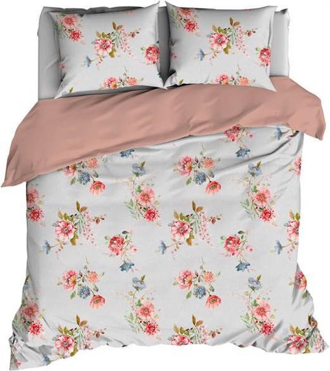 Satin d'Or Eileen Dekbedovertrek Tweepersoons 200x220 cm Silvercloud