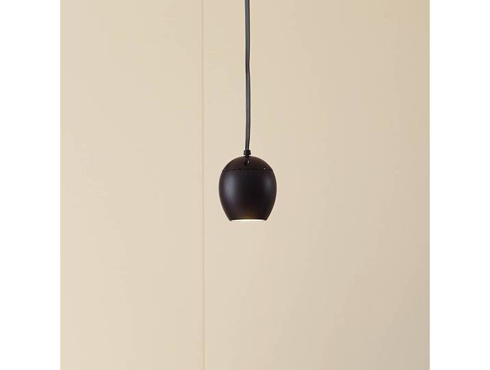 Lindby LED-Pendelleuchte Lumaro, schwarz,Ø6,2 cm,48V,dimmbar Lumaro 48V Lindby, dimmbar, schwarz, für Wohn- / Esszimmer, Kunststoff, Modern