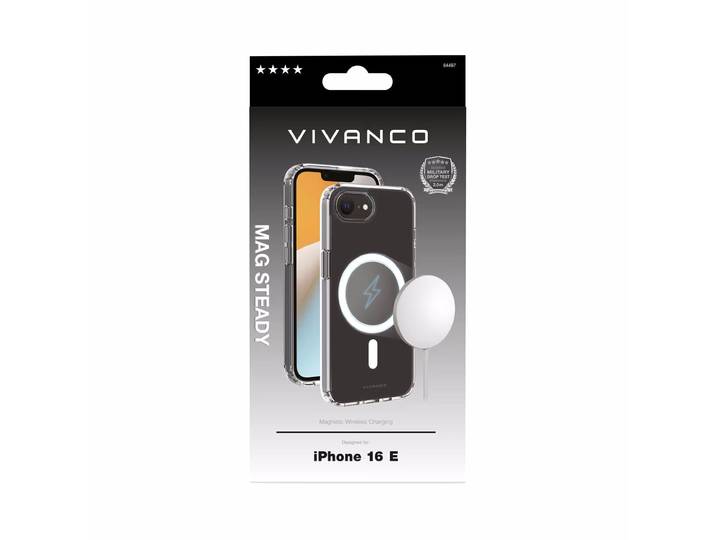 Vivanco Mag Steady iPhone 17e/16e iPhone 16e Schutzhülle – Handyhülle/Handy Tasche